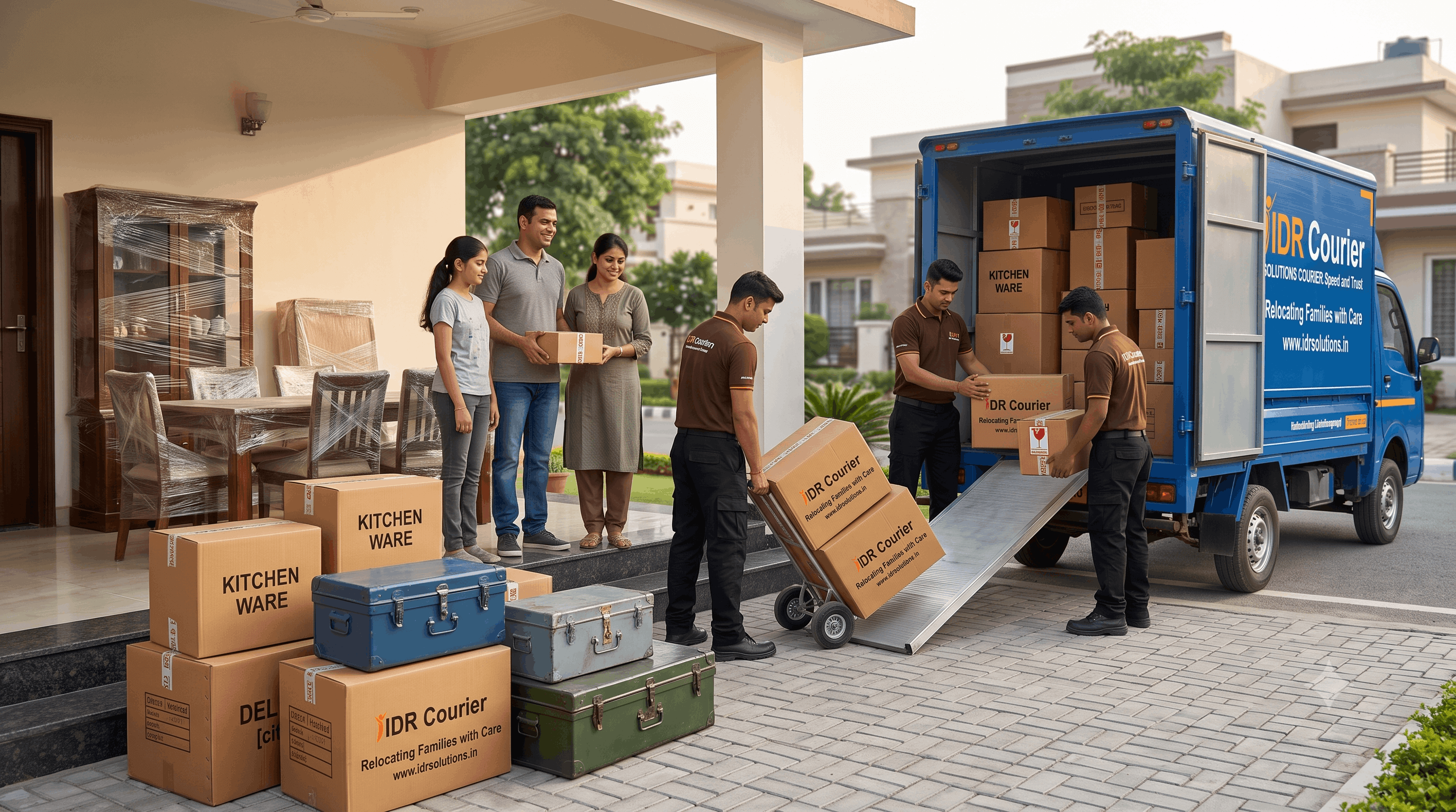 Army household shifting and transfer posting courier in Ambala Cantt