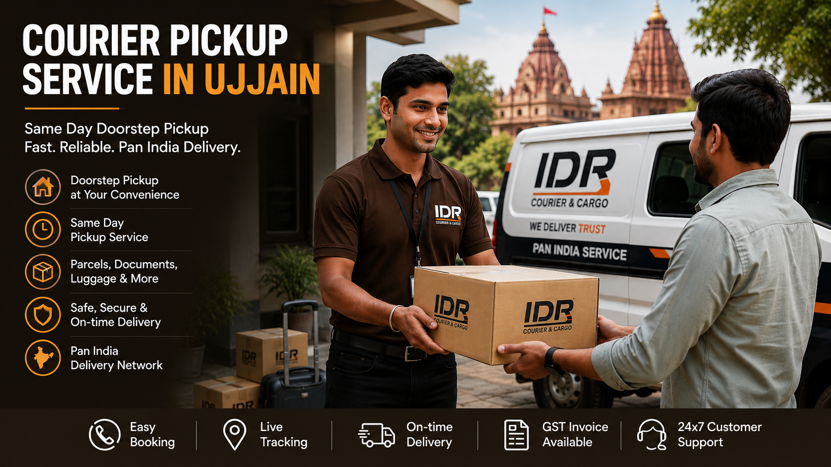 Courier Pickup Service in Ujjain - Doorstep Collection