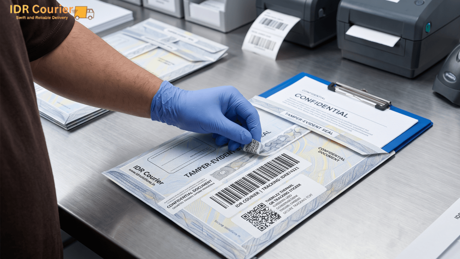 Secure sealed packaging for confidential document courier in Ujjain