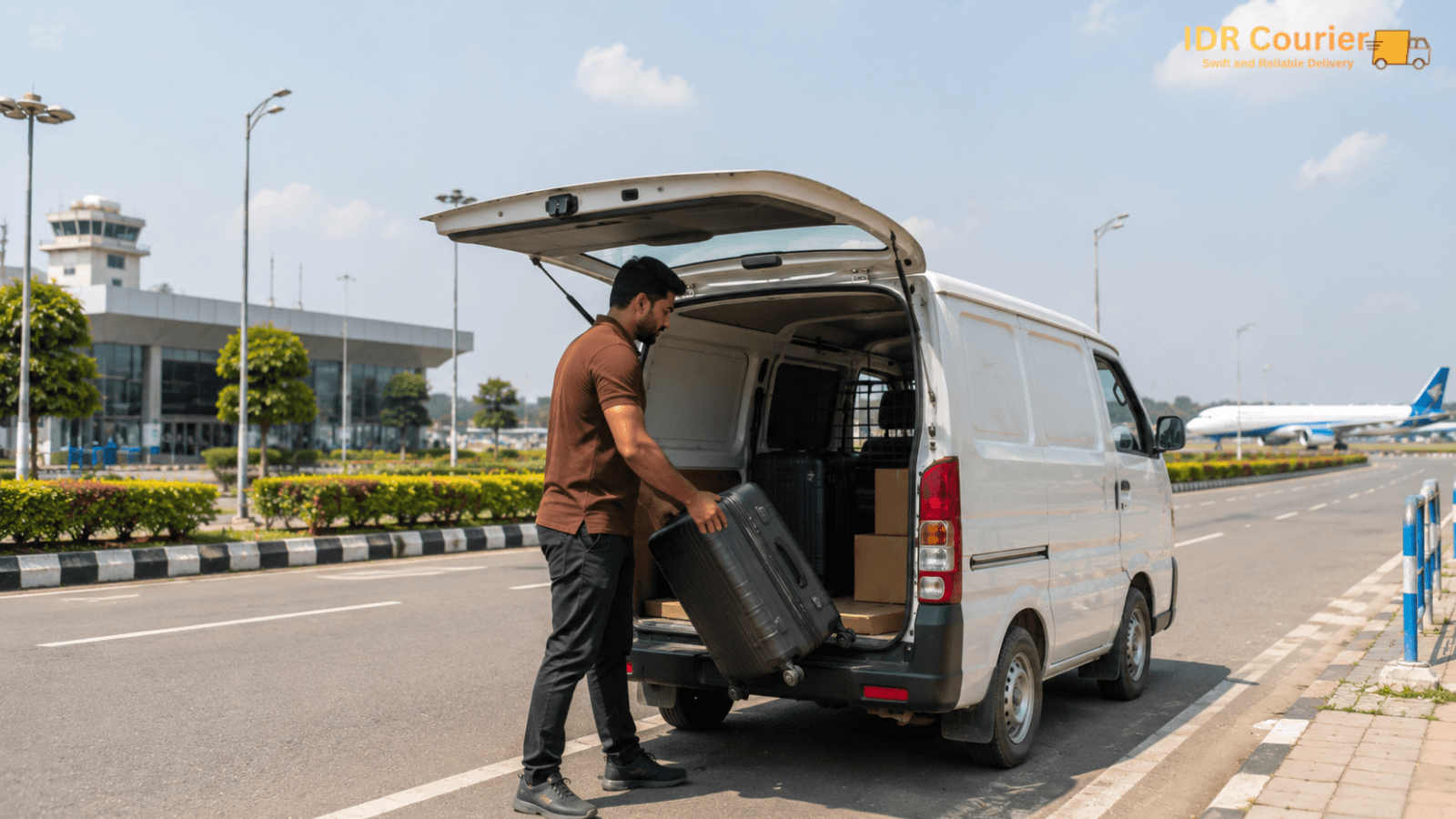 Doorstep courier shipment ready for delivery from Bhopal