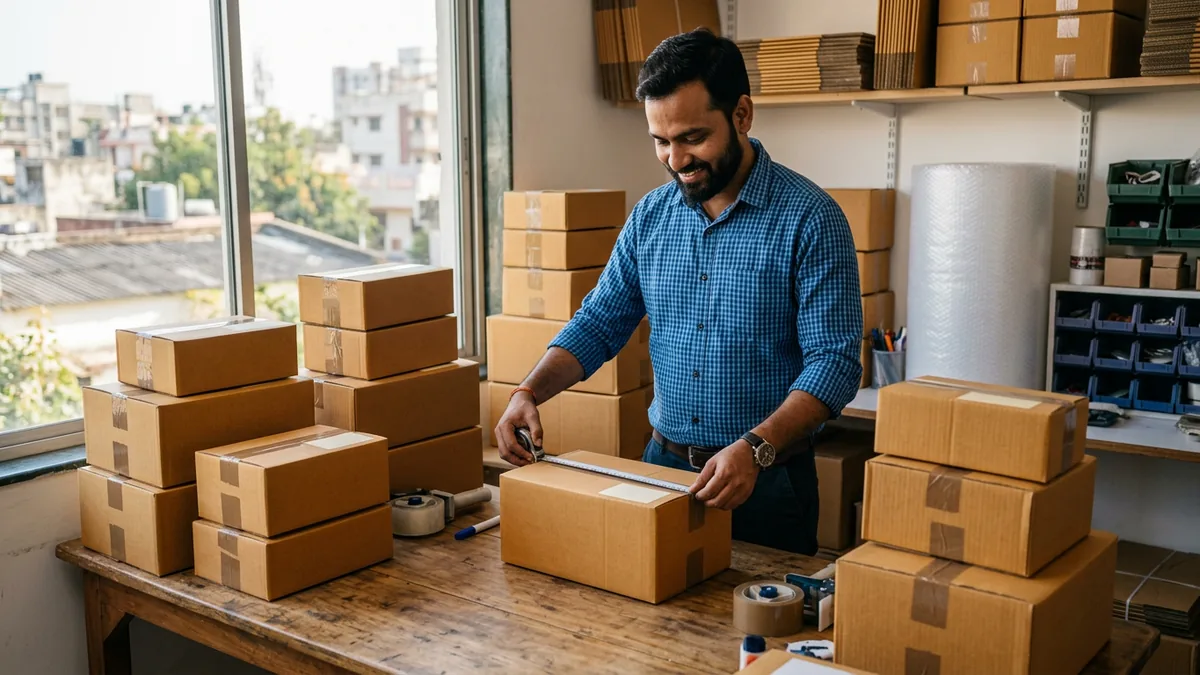Ecommerce parcel shipping from Bhopal