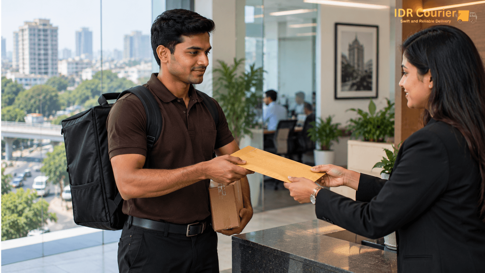 Household courier shipment delivered at destination after dispatch from Bhopal