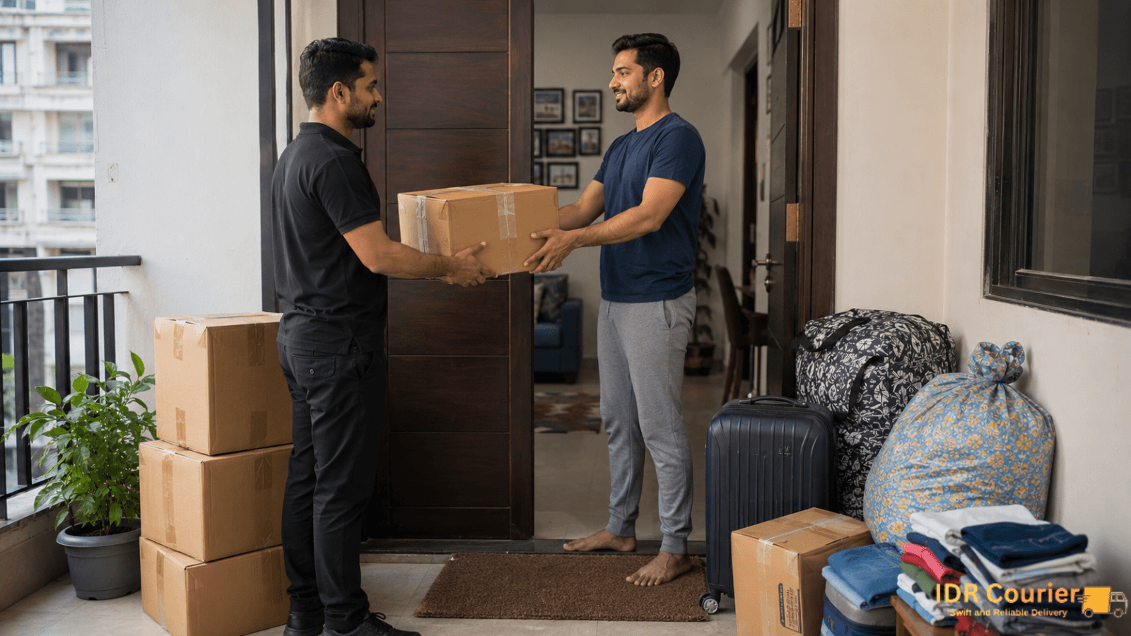 Doorstep household item courier pickup in Mumbai