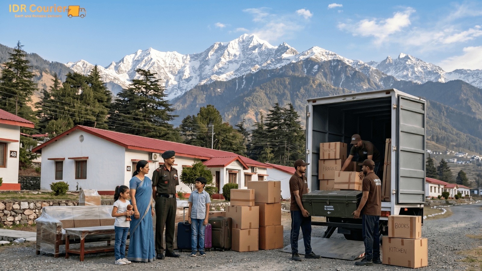 Palampur Cantonment Army Luggage and Household Courier Pickup Service