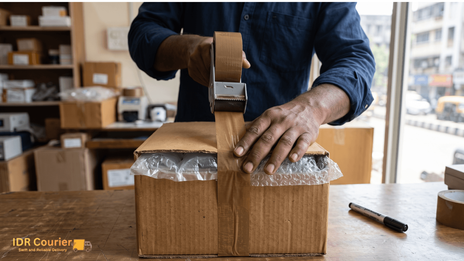 Parcels from Mumbai ready for Pan India courier delivery
