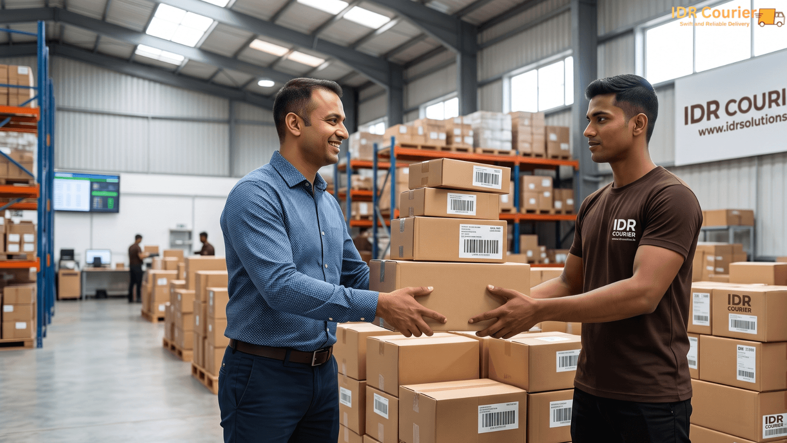 Business parcel pickup for a company office in Bhopal