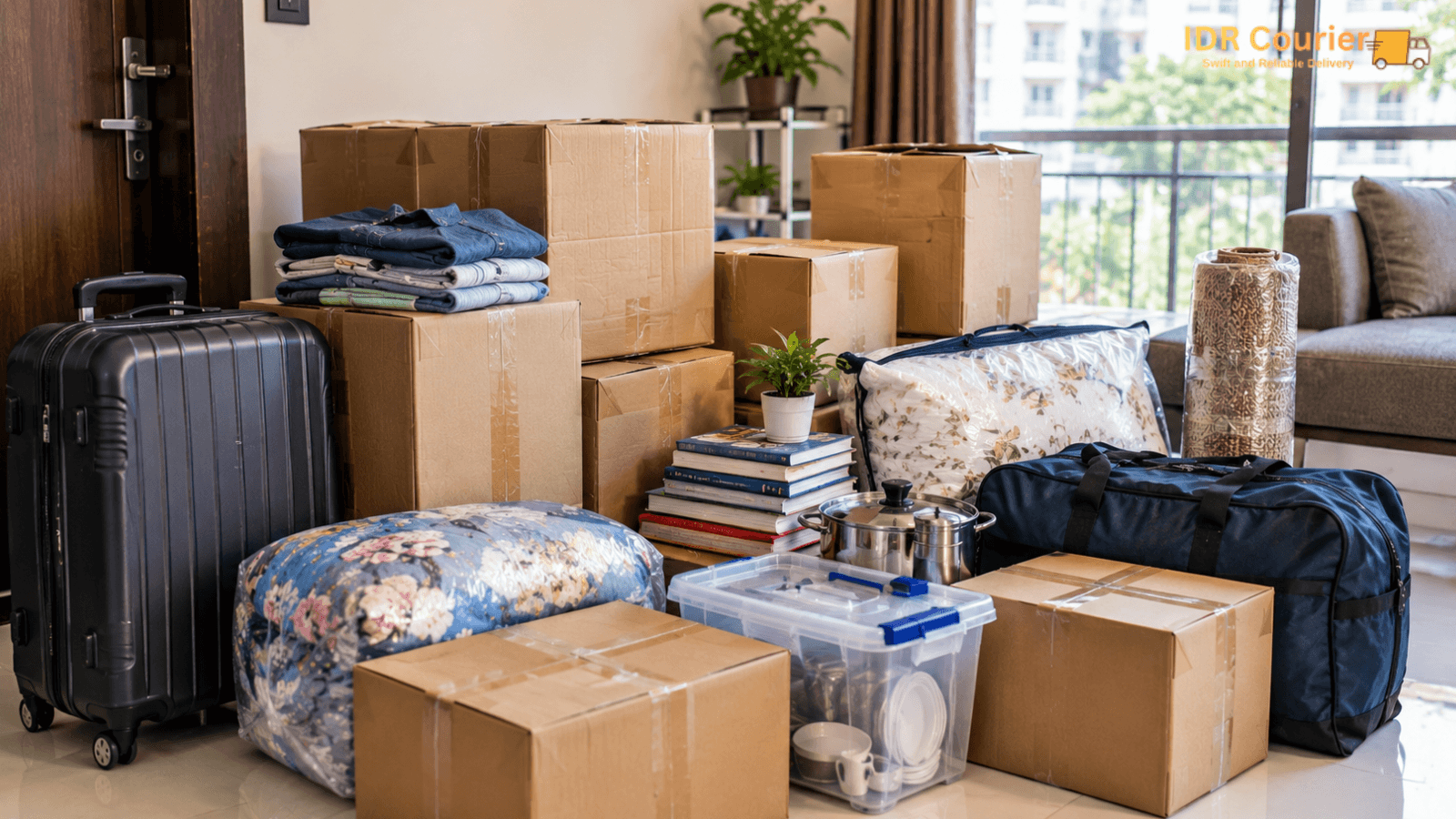 Shipments collected from Mumbai prepared for dispatch to other cities across India