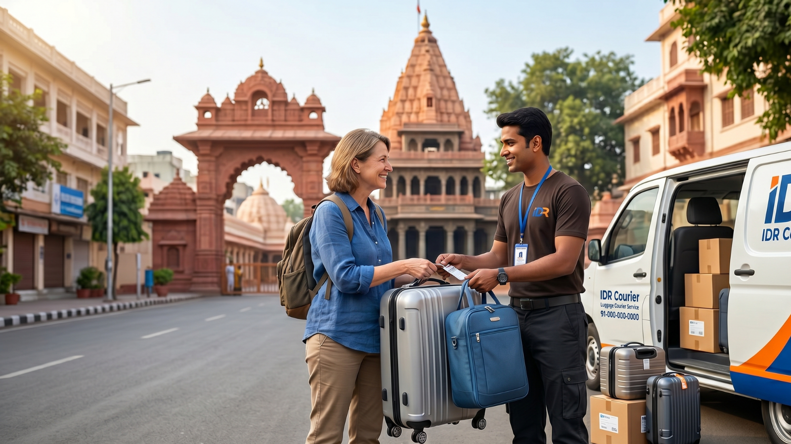 Tourist Luggage Courier Service Near Mahakal Mandir Ujjain